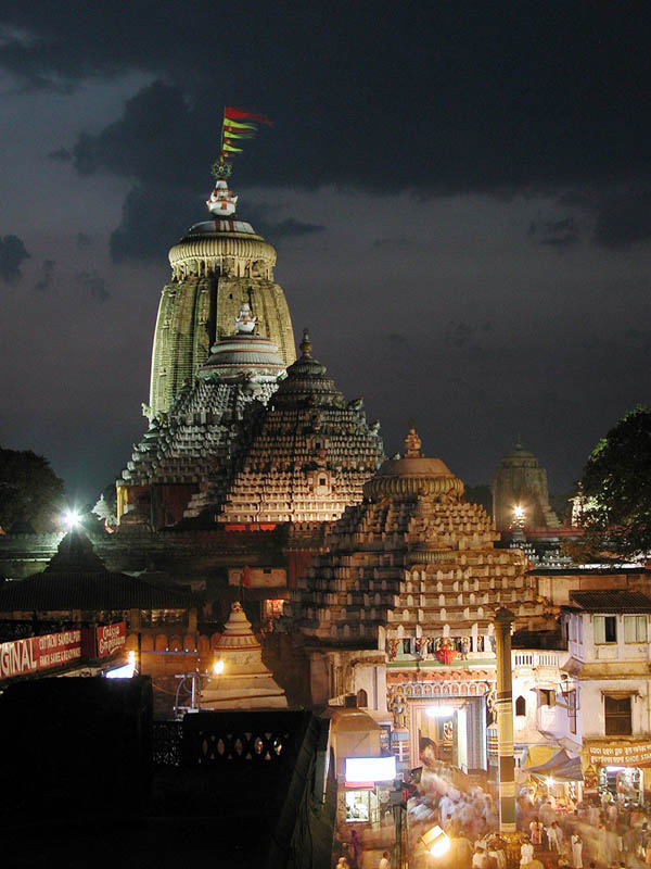 Aerial Panorama of Srimandir & Puri Coast